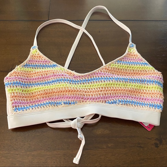 Xhilaration Juniors' Crochet Bralette Bikini Top - Picture 2 of 7